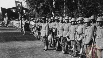Osmanlı Ordusu Askerleri Karşılama Töreninde
