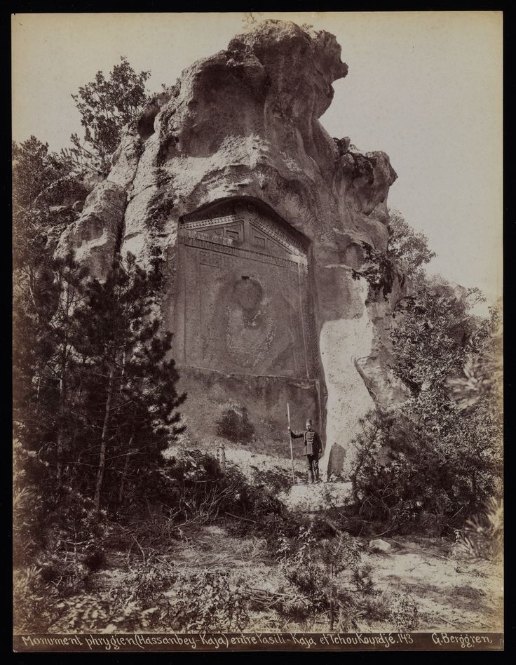 Küçük Yazılıkaya (Areyastis Anıtı) - Eskişehir / 1870'ler / G.Berggr...