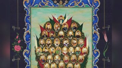 Osmanlı Padişahları Kartpostalı