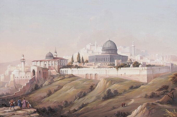 Osmanlı Kudüs'ü Çizimi