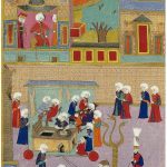 1582 Şehzade [3.] Mehmed'in sünnet düğünü eğlenceleri sırasında Kebabçı esnafını