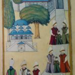 1720'de Yenilip, içilip, eğlenildikten sonra önde Darüssaade Ağası olduğu halde