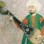 Kopuz Çalan Bir Müzisyen