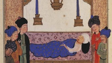 Minyatür Sultan I. Selim Ölüm Döşeğinde