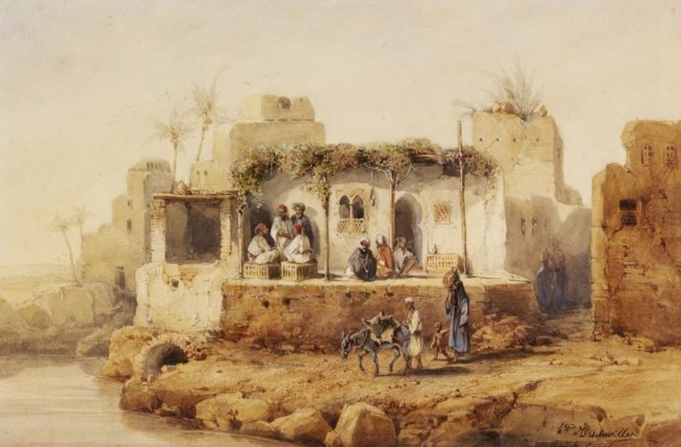 A Coffee House in Minya, Egypt, 1845
Minye'de Bir Kahve, Mısır, 1845

          ...