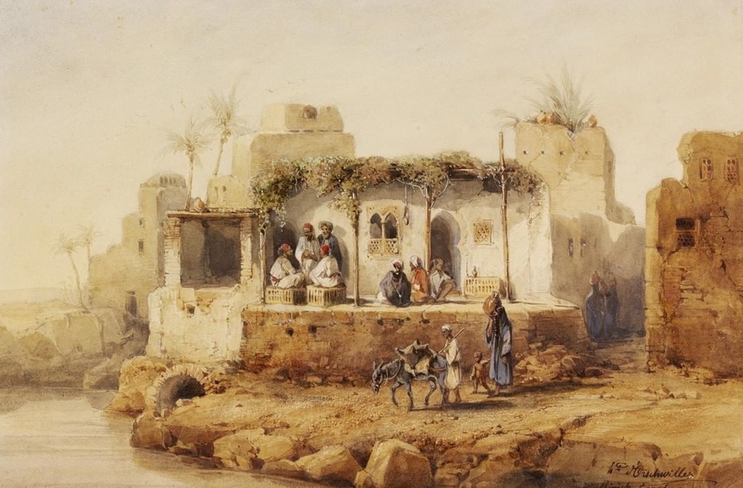 A Coffee House in Minya, Egypt, 1845
Minye'de Bir Kahve, Mısır, 1845
...