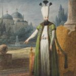 A portrait of "Veli" Sultan Abdülhamid I standing in front of his throne. Reign:...