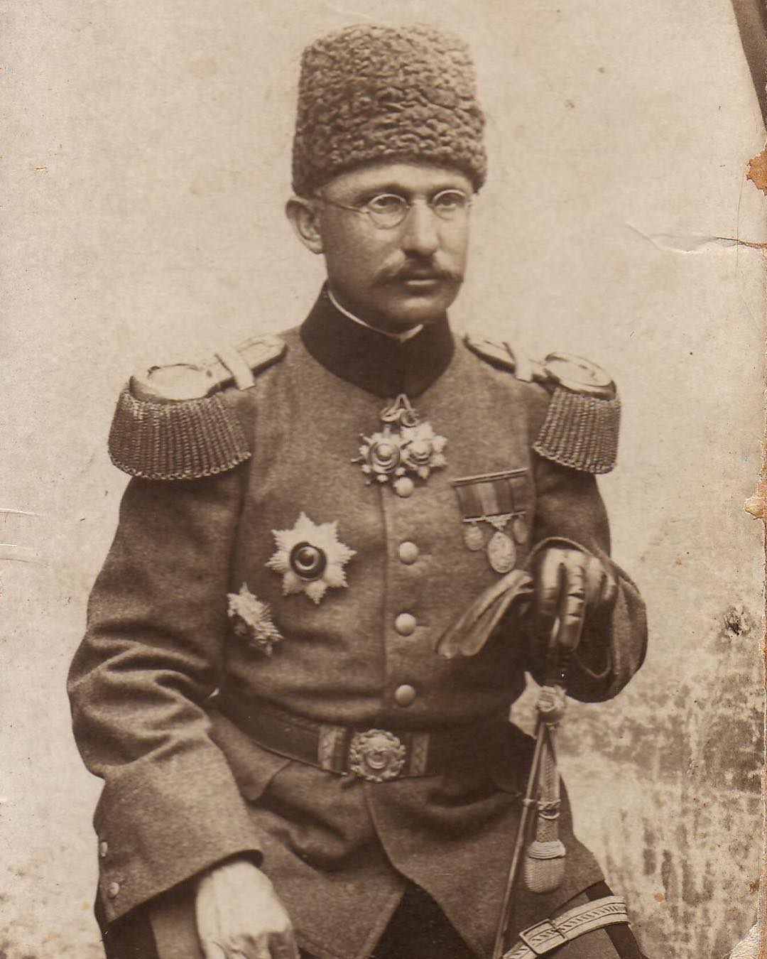 Ahmed Fevzi Pasha from Düzce, an Ottoman Mîr-i livâ Major General who served dur...
