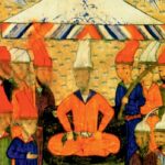 Ahmedî'nin İskendername'sinde Orhan Gazi'nin divan toplantısı.