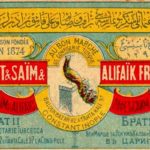 An Ottoman Candy Shop AD in Ottoman Turkish, Romanian, Bulgarian, French; 'Rafet...