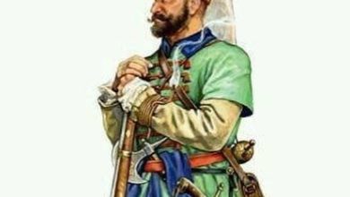 An Ottoman Janissary soldier.
Bir Osmanlı Yeniçeri askeri.
جندي عثماني إنكشاري

...