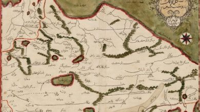 An Ottoman Map of Tartaria (China and Eastern Russia), Katip Çelebi, 1640s Osman...