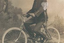 An Ottoman Policeman with Bicycle, 1900s 
Bir Osmanlı Bisikletli Polis, 1900'ler...