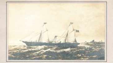 An Ottoman Steamship, Tor, 19th Century
Tor Buharlı Vapuru, 19. Yüzyıl

        ...