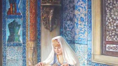 An Ottoman Woman Reading Quran, 19th Century 
Kuran Okuyan Kadın, 19. Yüzyıl.
.
...