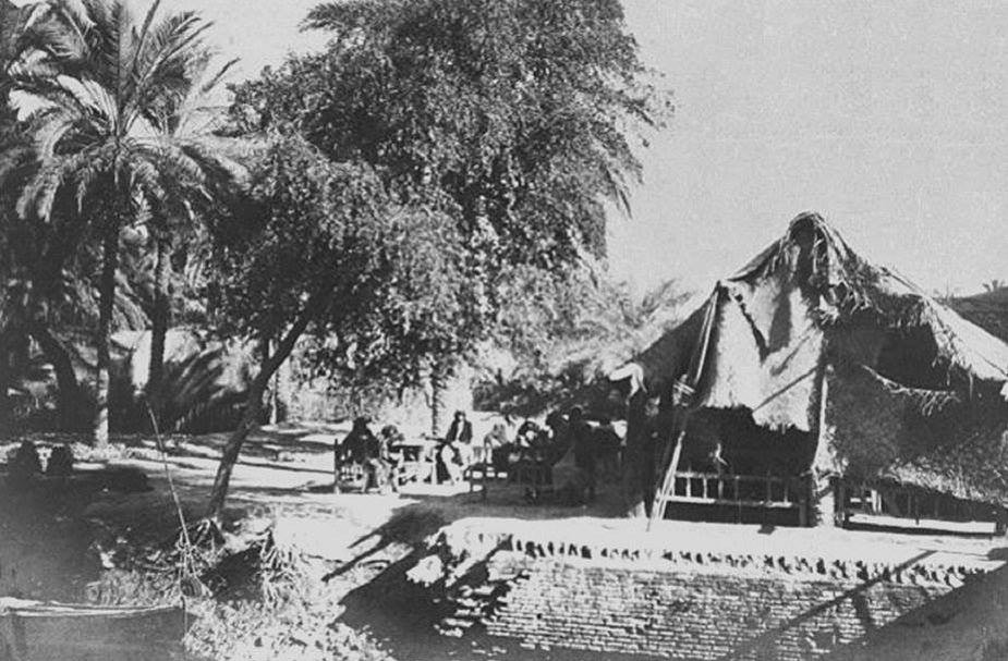 An Ottoman coffeehouse in Abu Al-Khaseeb, Vilâyet-i Basra (Iraq), March, 1917.
...