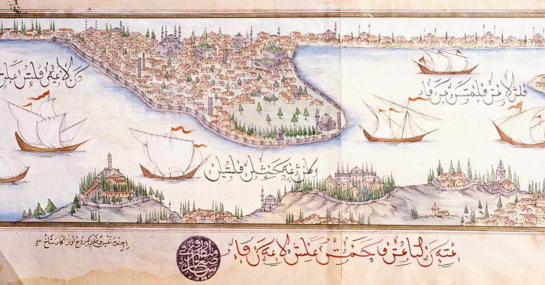 An Ottoman miniature of Istanbul, 1600’s.

Osmanlı dönemi Istanbul Minyatürü, 16...