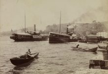 Arnavutköy Önlerinde Vapurlar / Sébah ve Joaillier Fotoğrafı | Eski İstanb...