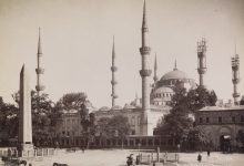 Atmeydanı ve Sultan Ahmet Camii Minareleri Onarımı Zamanı / Sébah ve Joaill...