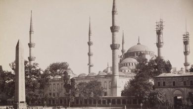 Atmeydanı ve Sultan Ahmet Camii Minareleri Onarımı Zamanı / Sébah ve Joaill...