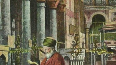 Ayasofya Camii'nin iç mekanı, Osmanlı Dönemi İstanbul, 1847.
Interior of the Hag...