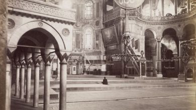 Ayasofya İçinden / Sébah & Joaillier Fotoğrafı / 1880'ler | Eski İstan...