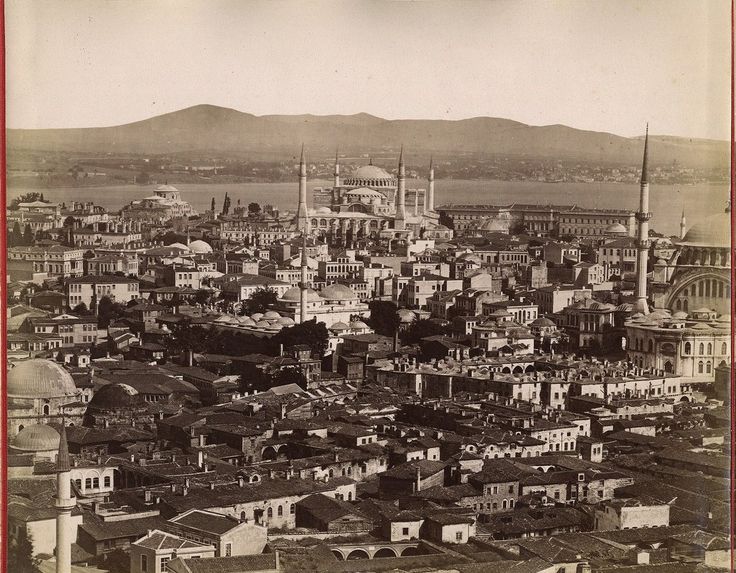 Beyazıt Kulesi’nden Panoramik Görünüm - 7   Guillaume Berggren, 1875