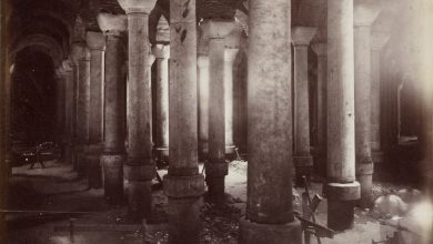 Binbirdirek Sarnıcı / Guillaume Berggren Fotoğrafı / 1870