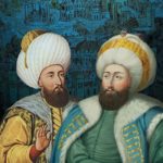 Birbirine zıt iki baba-oğul. Bir yanda [solda] mecbur kalmadıkça ve devlet tehli