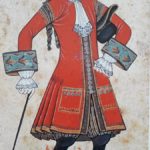 "Bu bâde vermişdir hüsne rengi
Bunlar ikisi de Nemçe Frengi"

Levni'nin çizimind