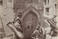 Cebecibaşı Abdullah Ağa Çeşmesi’nde Sakalar / Taksim Sébah & Joaillier w...