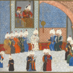 Divan-ı Hümayun toplantısını kafes arkasından takip eden II. Selim'in, oturumun