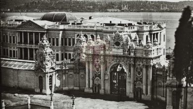 Dolmabahçe Sarayı Merasim Kapısı / Claude-Marie Ferrier Fotoğrafı / 1850&#...