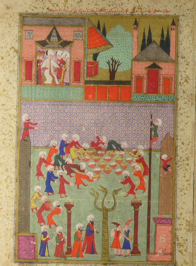 Düğün ve şenlik zamanları padişahlardan ihsan koparabilmenin bir şartı da hüner