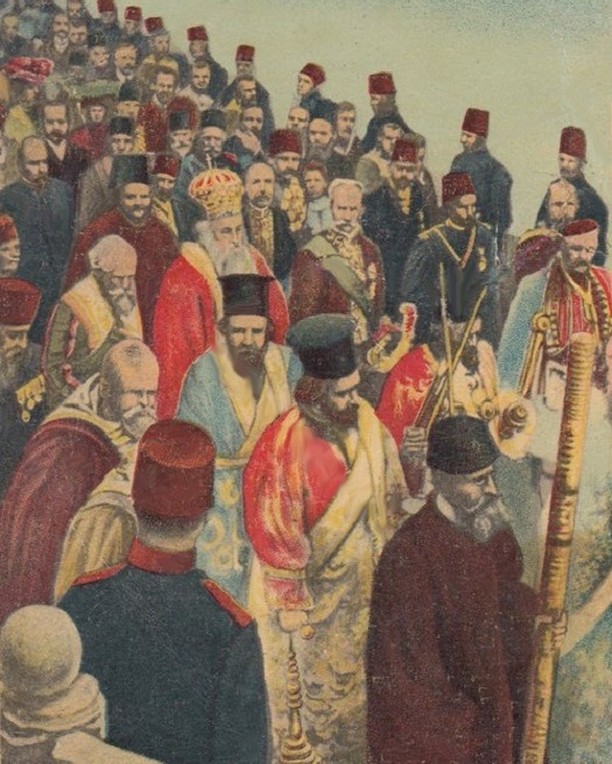Easter Celebration in the Greek Patriarch of Istanbul, 1900s 
Fener Rum Patrikha...