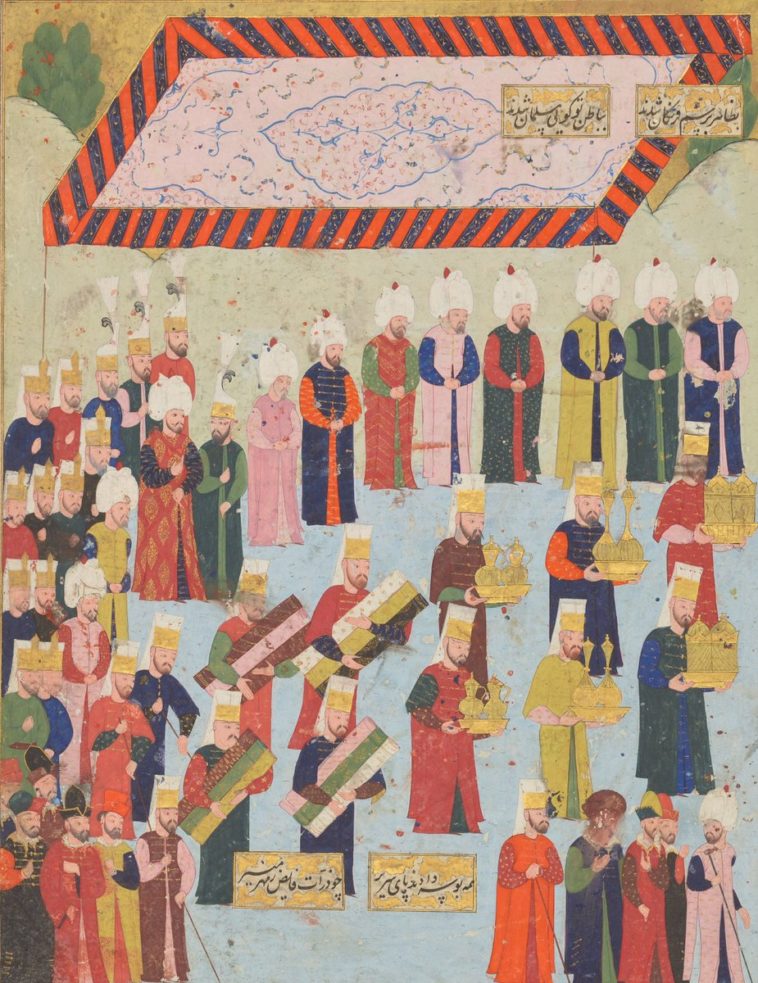 Eflak Voyvodası ve Macaristan Kralı Janos Sigusmund'un, Kanuni Sultan Süleyman'ı