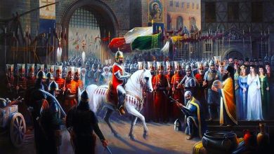 Trabzon İmparatoru'nun şehri teslim edişi