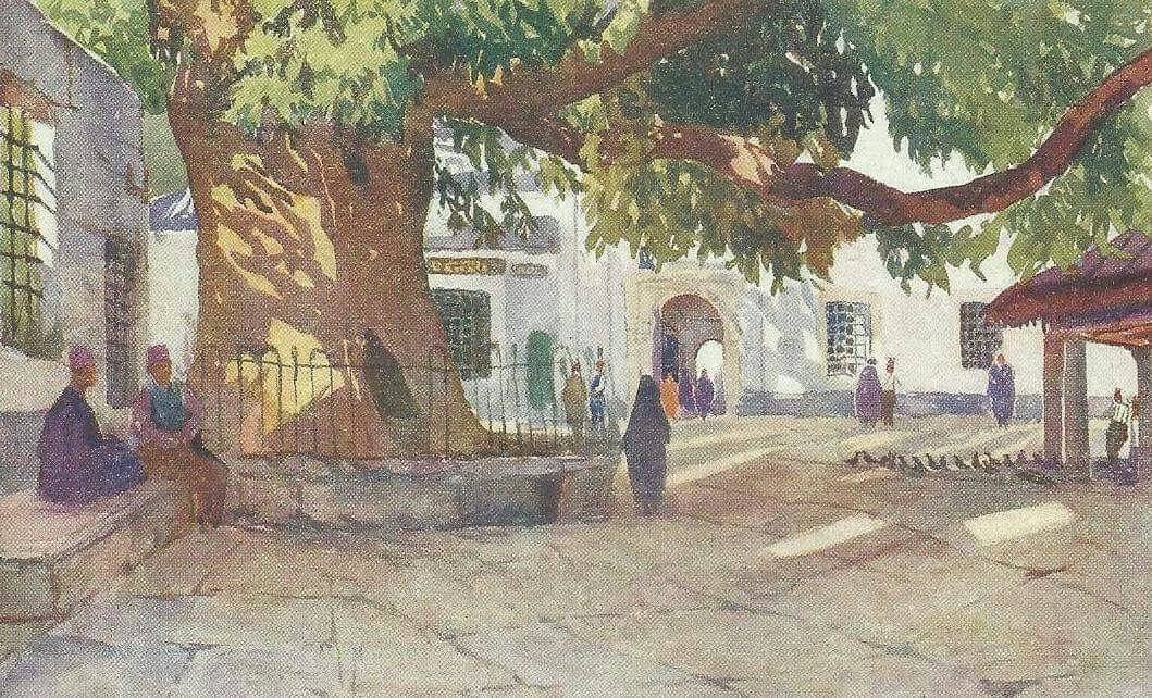 Eyüb Camii, Osmanlı dönemi Istanbul, 1900'ler.
Eyub mosque, Ottoman Istanbul, ea...