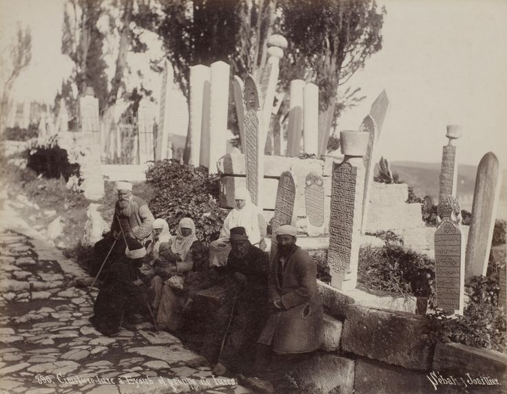 Eyüp Mezarlığı Sébah & Joaillier Fotoğrafı