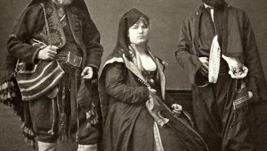 (From Right) Man and Woman from Sarajevo, Man from Mostar, Bosnia and Herzegovin...