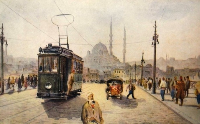 Galata Bridge, Istanbul, c1915
...