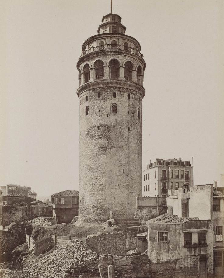 Galata Kulesi Guillaume Berggren / 1875