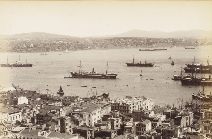 Galata Kulesi'nden Karaköy ve Marmara / Sébah ve Joaillier Fotoğrafı | E...