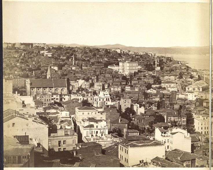Galata Kulesi’nden Panoramik Görünüm - 1 Guillaume Berggren, 1875