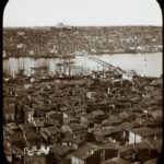 Galata Kulesi’nden Unkapanı / 1850′ler Claude-Marie Ferrier fotoğrafı Pie...