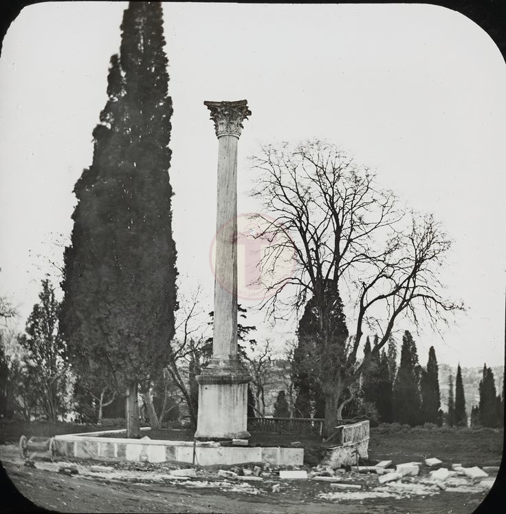 Gotlar Sütunu / Claude-Marie Ferrier Fotoğrafı / 1850'ler | Eski İstanbu...