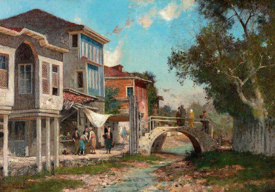 Haramidere, Osmanlı dönemi Istanbul, 1800'ler.
Haramidere, Ottoman Istanbul, lat...