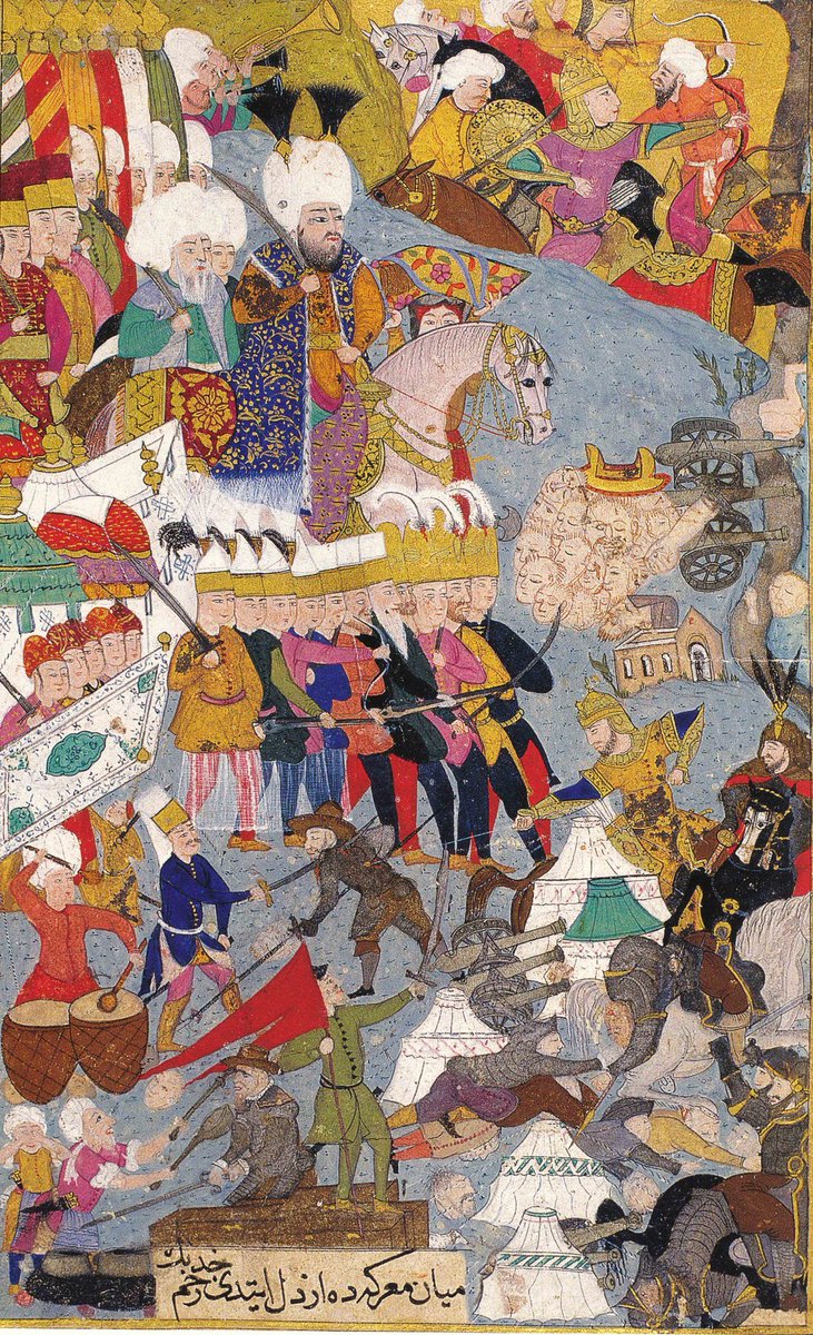 Haçova Savaşında, düşman kuvvetleri Osmanlı merkezine girmiş ve aşçılar tarafınd