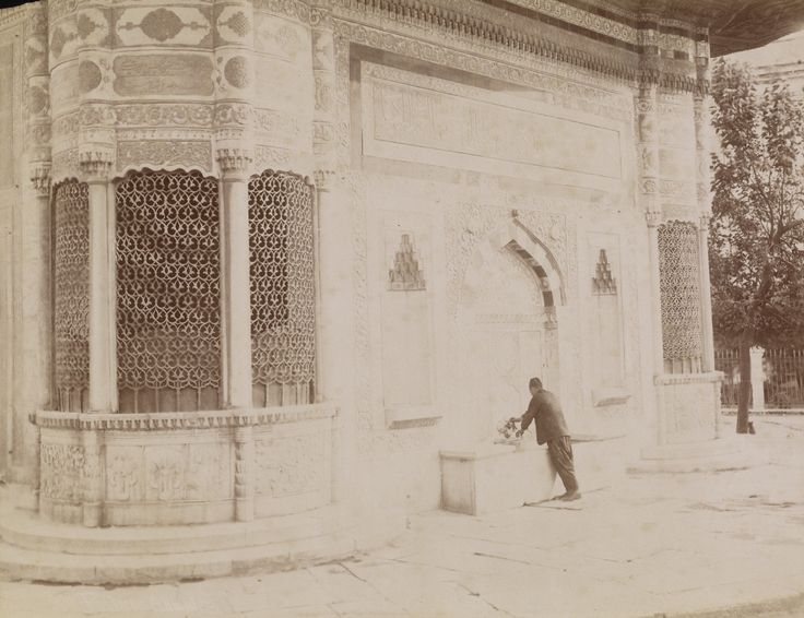 III. Ahmet Çeşmesi / Sébah & Joaillier / 1883 | Eski İstanbul Fotoğrafları...