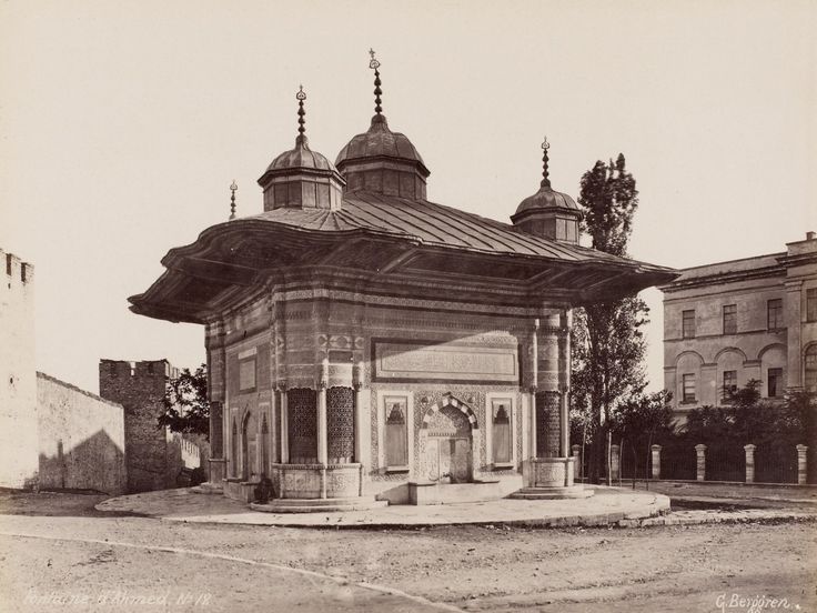 III. Ahmet Çeşmesi Guillaume Berggren fotoğrafı